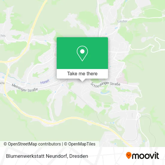 Карта Blumenwerkstatt Neundorf
