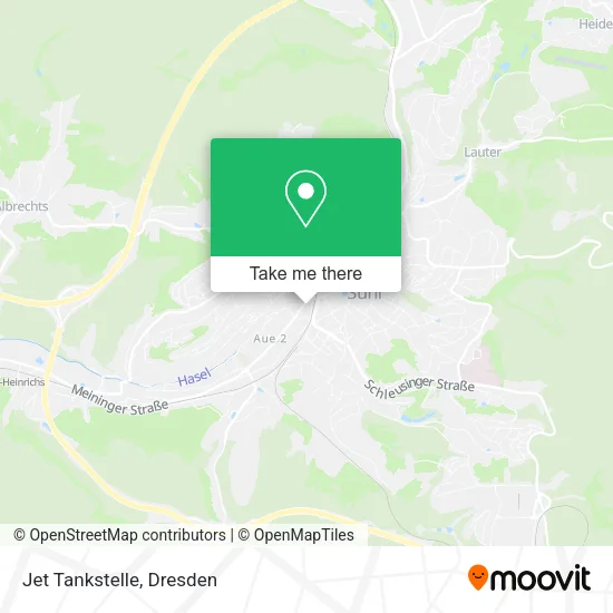 Карта Jet Tankstelle