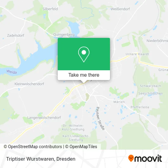 Карта Triptiser Wurstwaren