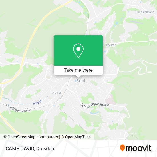 Карта CAMP DAVID