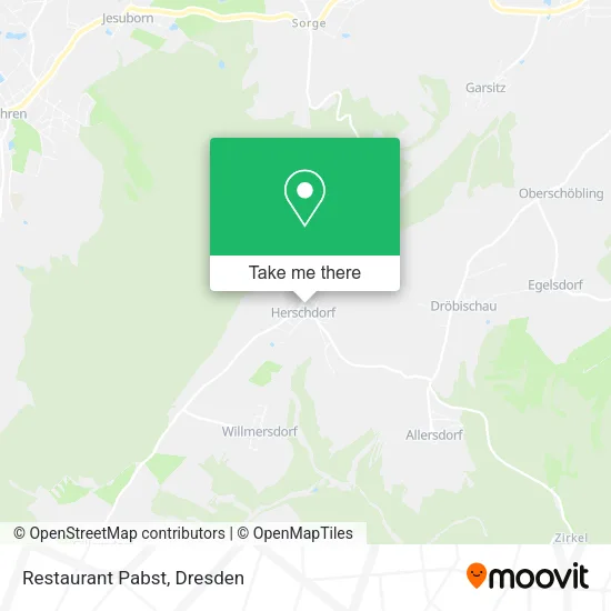 Карта Restaurant Pabst