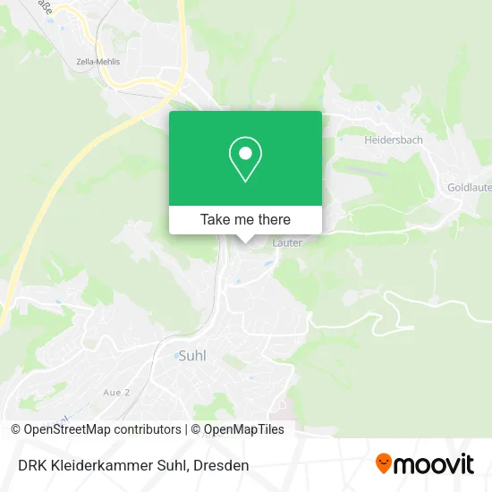 Карта DRK Kleiderkammer Suhl
