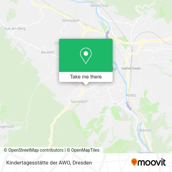 Карта Kindertagesstätte der AWO