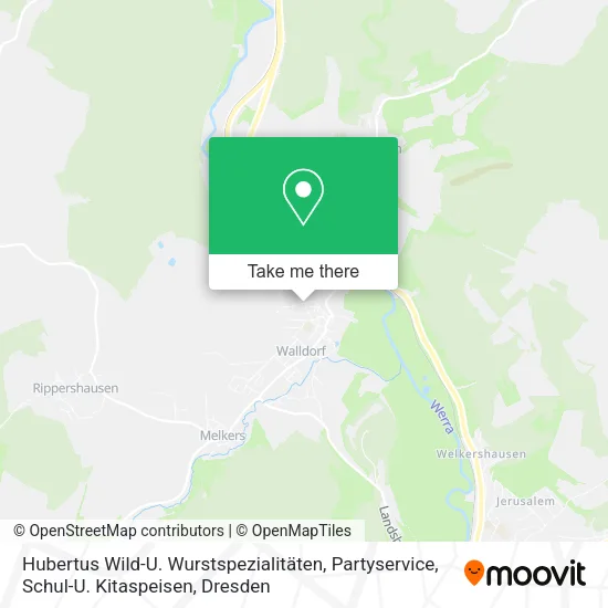 Карта Hubertus Wild-U. Wurstspezialitäten, Partyservice, Schul-U. Kitaspeisen