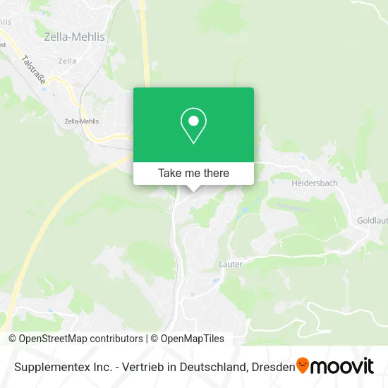 Карта Supplementex Inc. - Vertrieb in Deutschland