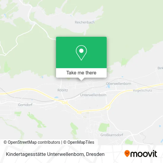 Kindertagesstätte Unterwellenborn map