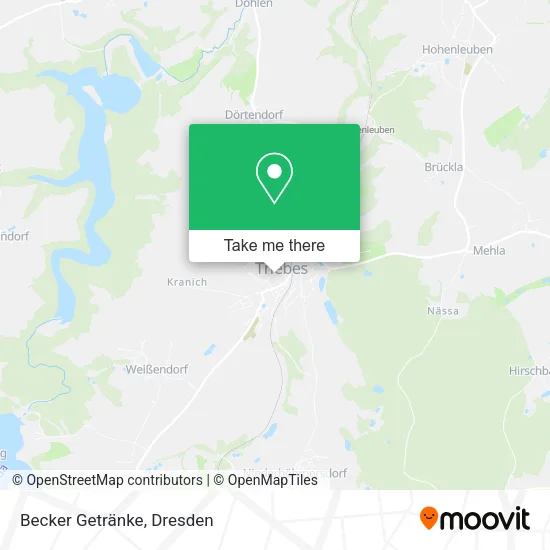 Карта Becker Getränke