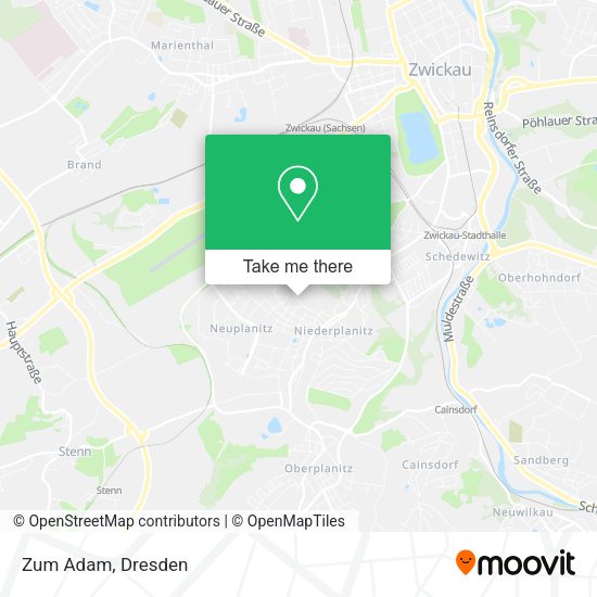 Карта Zum Adam
