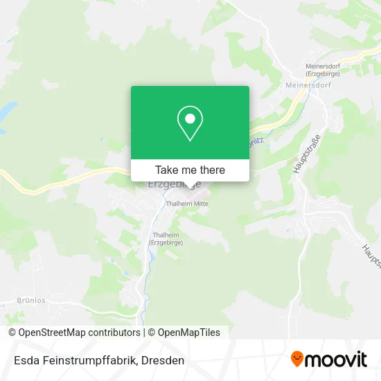 Карта Esda Feinstrumpffabrik