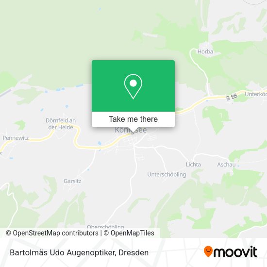 Карта Bartolmäs Udo Augenoptiker