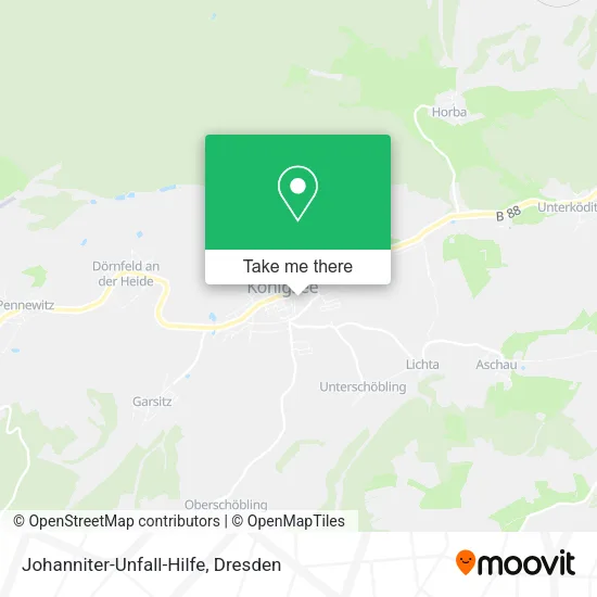 Карта Johanniter-Unfall-Hilfe