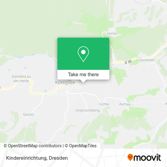 Карта Kindereinrichtung