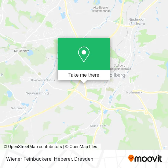 Карта Wiener Feinbäckerei Heberer