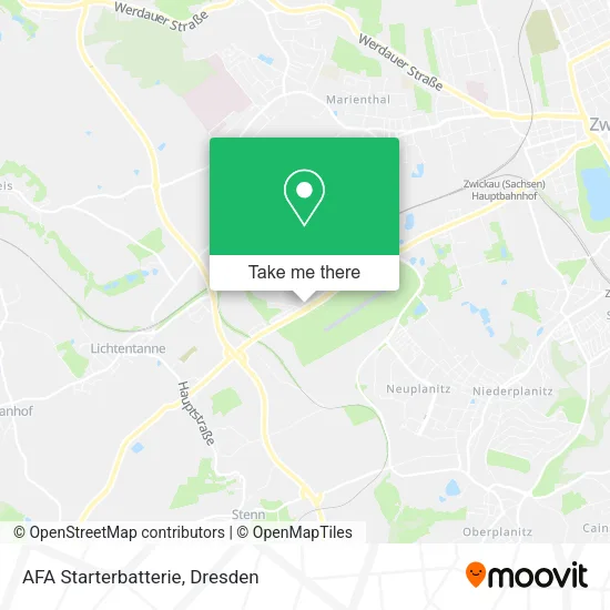 Карта AFA Starterbatterie