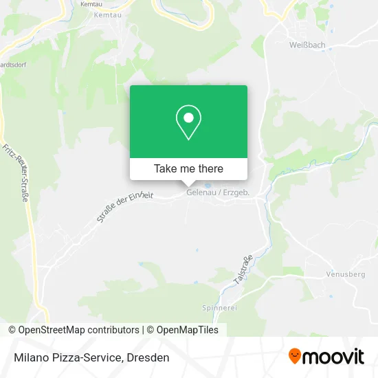 Карта Milano Pizza-Service