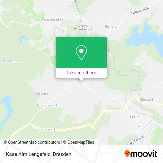 Карта Käse Alm Lengefeld