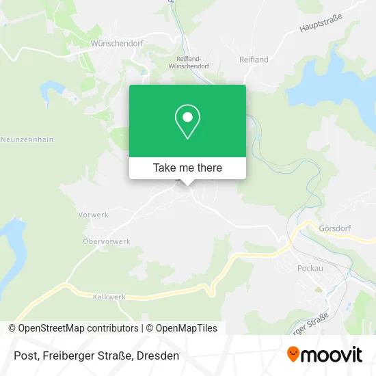 Карта Post, Freiberger Straße