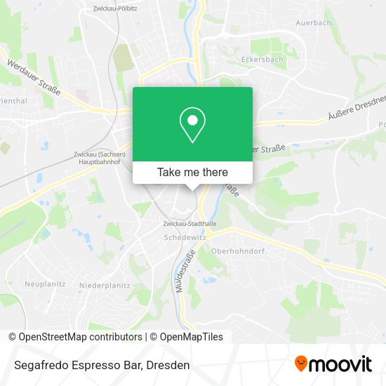 Карта Segafredo Espresso Bar