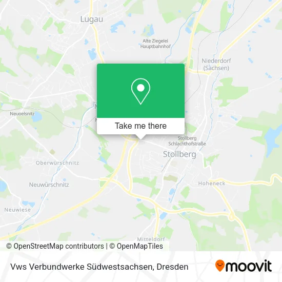 Карта Vws Verbundwerke Südwestsachsen