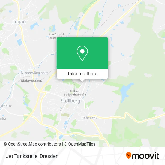 Карта Jet Tankstelle