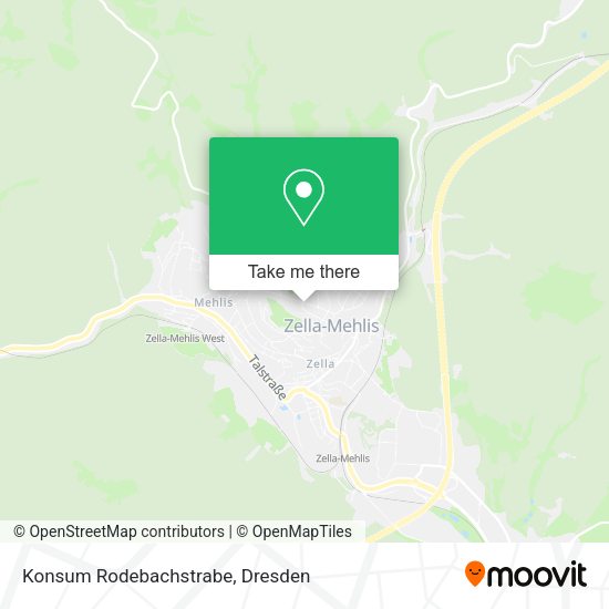 Карта Konsum Rodebachstrabe