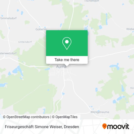 Карта Friseurgeschäft Simone Weiser