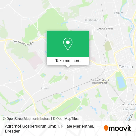 Agrarhof Gospersgrün GmbH, Filiale Marienthal map