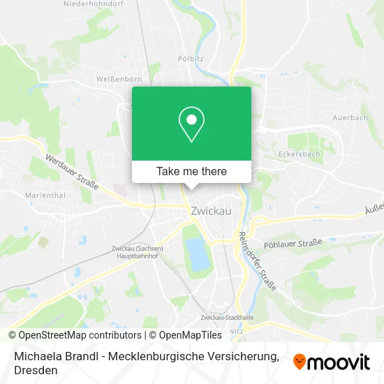 Карта Michaela Brandl - Mecklenburgische Versicherung