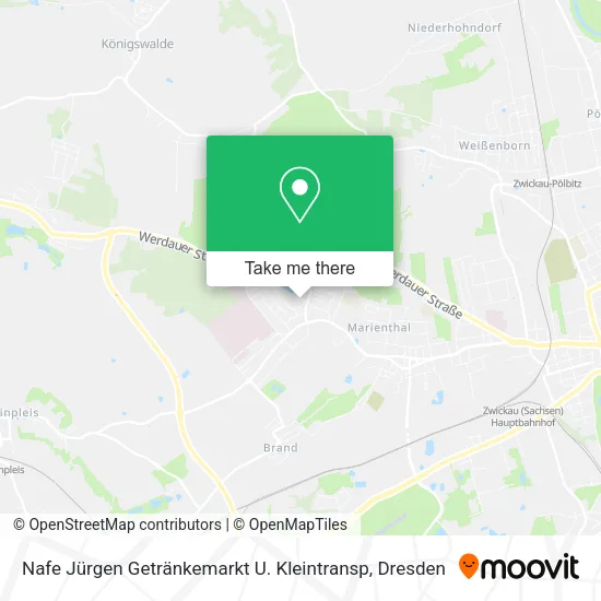 Карта Nafe Jürgen Getränkemarkt U. Kleintransp