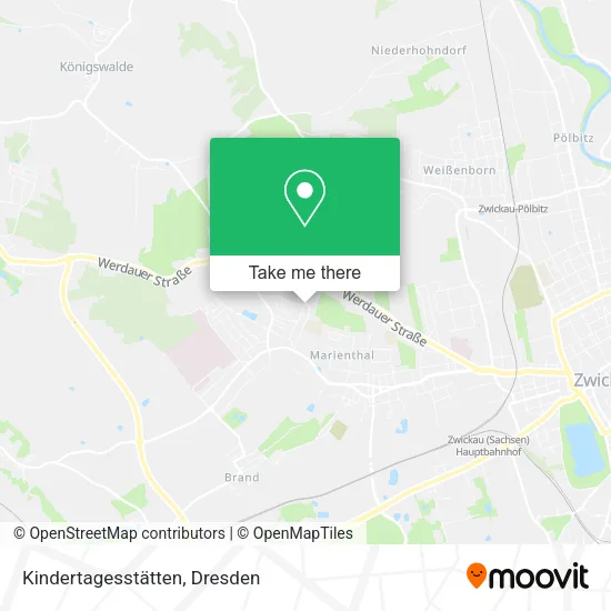 Карта Kindertagesstätten