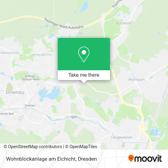 Карта Wohnblockanlage am Eichicht