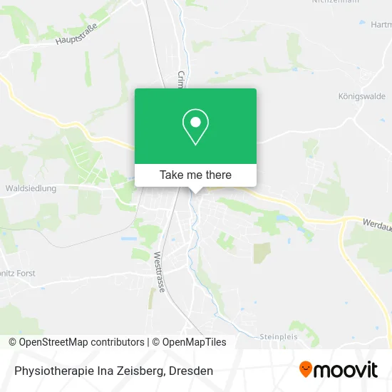 Карта Physiotherapie Ina Zeisberg