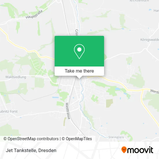 Карта Jet Tankstelle