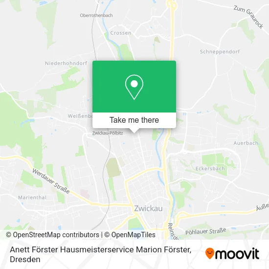 Карта Anett Förster Hausmeisterservice Marion Förster