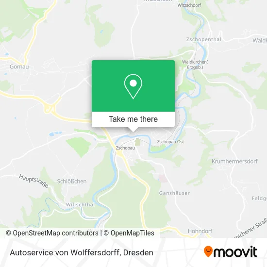 Карта Autoservice von Wolffersdorff