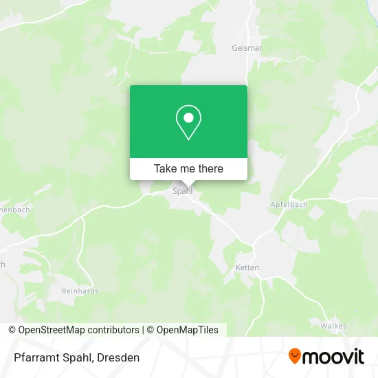 Карта Pfarramt Spahl
