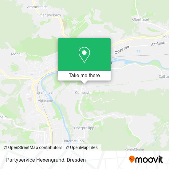 Partyservice Hexengrund map