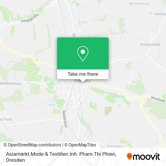 Карта Asiamarkt Mode & Textilien Inh. Pham Thi Phien