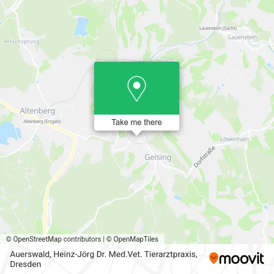 Карта Auerswald, Heinz-Jörg Dr. Med.Vet. Tierarztpraxis