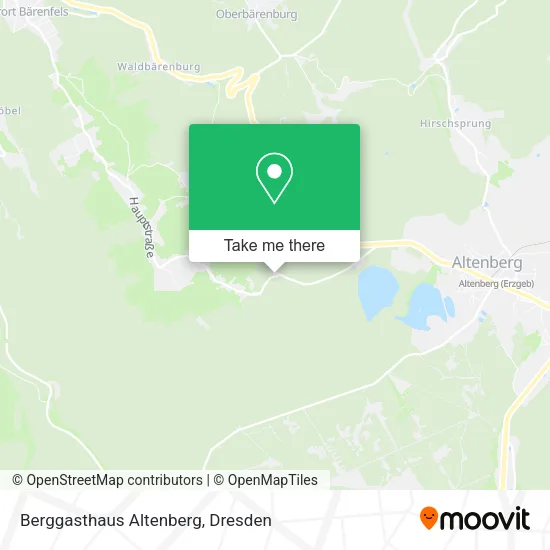Карта Berggasthaus Altenberg