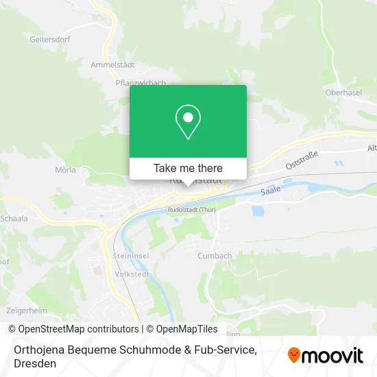 Карта Orthojena Bequeme Schuhmode & Fub-Service