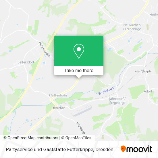 Карта Partyservice und Gaststätte Futterkrippe