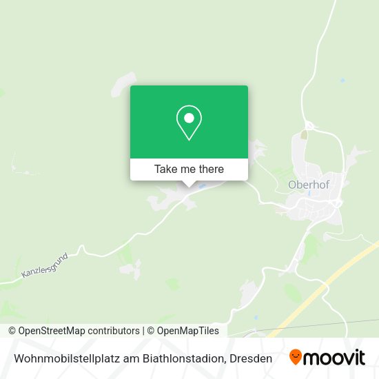 Карта Wohnmobilstellplatz am Biathlonstadion