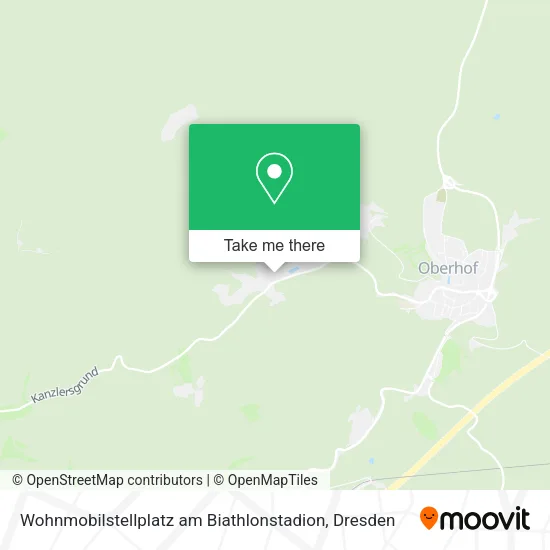 Карта Wohnmobilstellplatz am Biathlonstadion