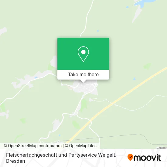 Карта Fleischerfachgeschäft und Partyservice Weigelt