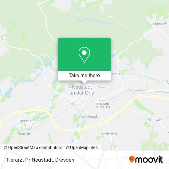 Карта Tierarzt Pr Neustadt