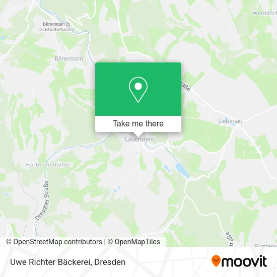Карта Uwe Richter Bäckerei