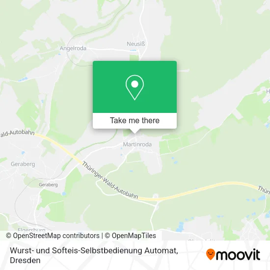 Карта Wurst- und Softeis-Selbstbedienung Automat