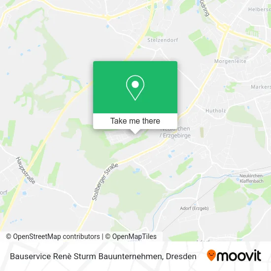 Карта Bauservice Renè Sturm Bauunternehmen