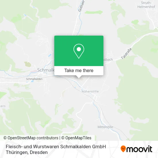 Fleisch- und Wurstwaren Schmalkalden GmbH Thüringen map